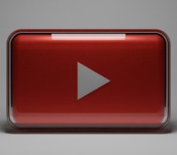 Représentation en 3D du logo YouTube // Source : Shubham Dhage sur Unsplash