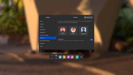 La gestion du multicomptes // Source : Oculus