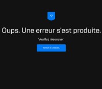 Panne Epic Games Store // Source : Frandroid