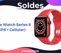 Apple Watch Series 6  (GPS + Cellular) — Soldes d&rsquo;hiver 2022