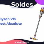 Dyson V15 Detect Absolute : ce balai aspirateur avec laser est soldé à -100 € Dyson V15 Detect Absolute : ce balai aspirateur avec laser est soldé à -100 €