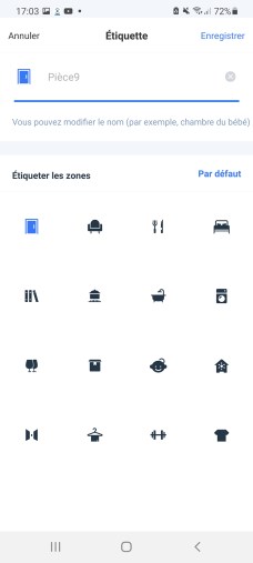 Chaque piéce peut être identifiée par une icone et surtout nommée // Source : Yazid Amer - Frandroid