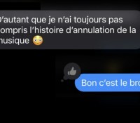 La fonction iMessages chez Apple // Source : Frandroid