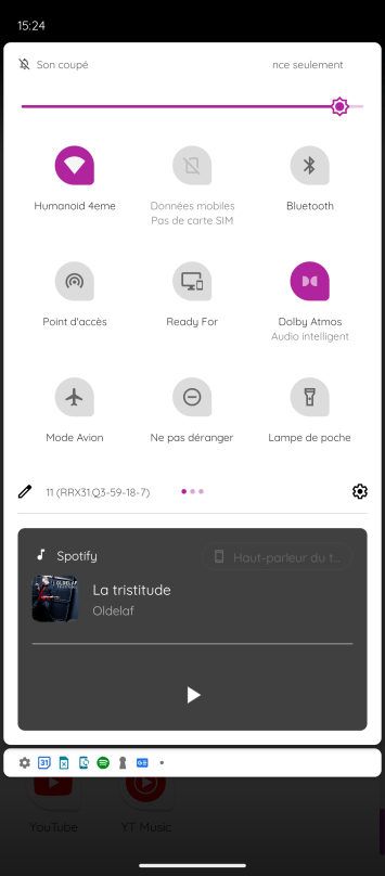 L'interface du Moto G200 // Source : Frandroid
