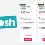 Il y a du nouveau chez Sosh avec deux forfaits 50 et 100 Go à petit prix Il y a du nouveau chez Sosh avec deux forfaits 50 et 100 Go à petit prix