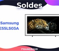TV Samsung  QE55LS03A — Soldes d&rsquo;hiver 2022