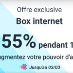 Moins de 24 heures pour profiter de cette vente privée Fibre/ADSL à -55 % sur 1 an Moins de 24 heures pour profiter de cette vente privée Fibre/ADSL à -55 % sur 1 an