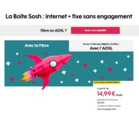 boite sosh fibre moitié prix