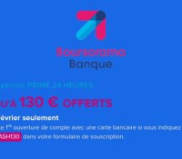 Boursorama banque prime 24H