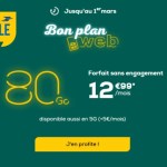 Ce forfait mobile 80 Go conserve son petit prix même après la première année Ce forfait mobile 80 Go conserve son petit prix même après la première année