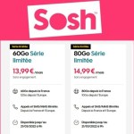 Sosh met à jour ses forfaits mobile avec 2 nouvelles offres en série limitée Sosh met à jour ses forfaits mobile avec 2 nouvelles offres en série limitée