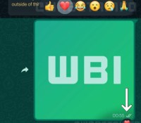 Les réactions émojis de WhatsApp // Source : WABetaInfo