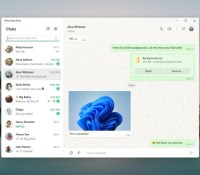 La version desktop de WhatsApp sur Windows // Source : WhatsApp / Windows