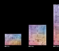 Les puces M1, M1 Pro, M1 Max et M1 Ultra // Source : Apple