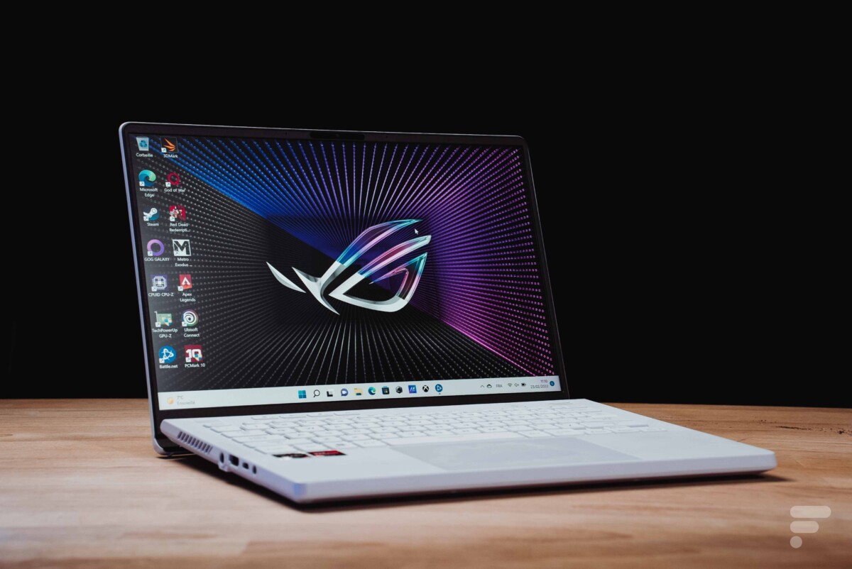 Asus ROG Zephyrus G14 (2022) // Source : Anthony Wonner - Frandroid Asus ROG Zephyrus G14 (2022) // Source : Anthony Wonner - Frandroid