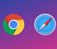 Google Chrome et Safari // Source : Frandroid