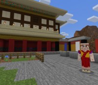 Le Centre Nobel de la Paix dans Minecraft Education // Source : Mojang Studios - Microsoft