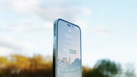 Rendu 3D de l'iPhone 14 Pro par Let's Go Digital et Technizo Concept. // Source : Let's go digital / Technizo Concept