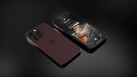 Rendu 3D de l'iPhone 14 Pro par Let's Go Digital et Technizo Concept. // Source : Let's go digital / Technizo Concept