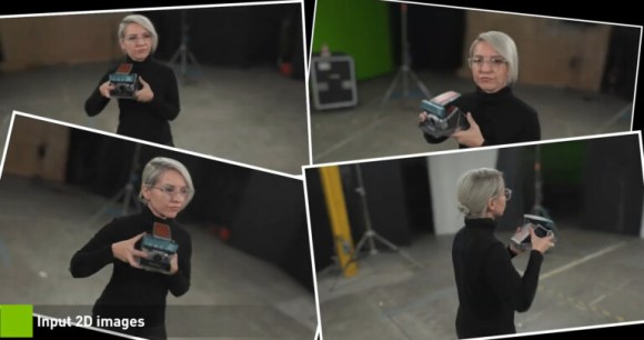 Nvidia présente Instant NeRF, un modèle de rendu neuronal qui apprend une scène 3D haute résolution en quelques secondes. // Source : Nvidia