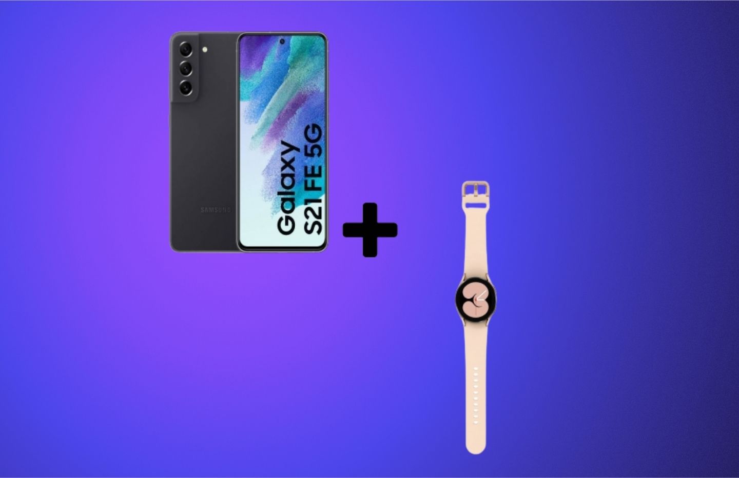 Pack Samsung Galaxy S21 FE + Galaxy Watch 4
