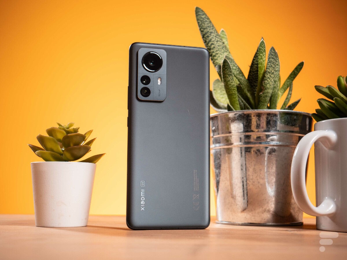 Le Xiaomi 12 Pro de dos // Source : Frandroid - Robin Wycke Le Xiaomi 12 Pro de dos // Source : Frandroid - Robin Wycke