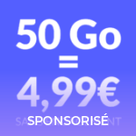 À 4,99 €/mois, ce forfait mobile 50 Go prouve que vous payez votre forfait trop cher À 4,99 €/mois, ce forfait mobile 50 Go prouve que vous payez votre forfait trop cher