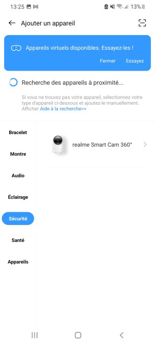 Après avoir cliqué sur le bouton +, identifiez votre produit dans la liste proposée par l’app // Source : Yazid Amer - Frandroid
