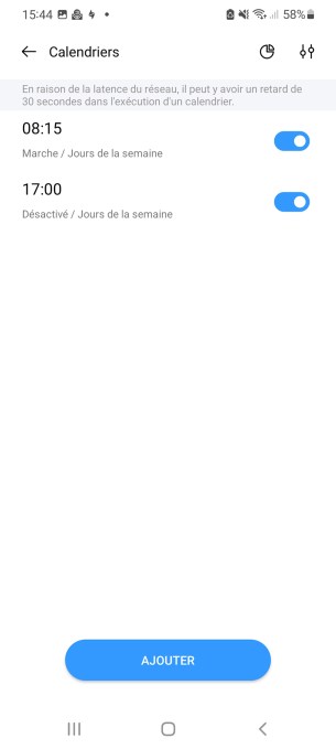 Vous pouvez désactiver à tout moment les périodes d’activité // Source : Yazid Amer - Frandroid