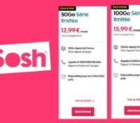 Sosh forfait 50 100 Go