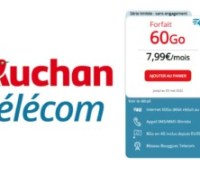Auchan telecom forfait Avril 2022