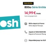 Sosh dégaine une nouvelle série limitée de forfaits mobile à prix bas Sosh dégaine une nouvelle série limitée de forfaits mobile à prix bas