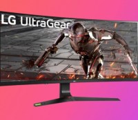 Le moniteur incurvé gaming LG UltraGear 34GN73A-B.