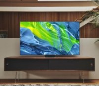 Le téléviseur 55 pouces S95B, premier modèle QD-OLED de Samsung // Source : Samsung via FlatPanelsHD