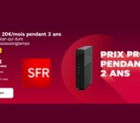 SFR fibre 20 euros Avril 2022