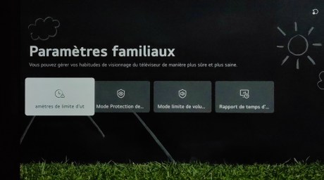 Gérez des paramètres familiaux comme le temps d'écran;