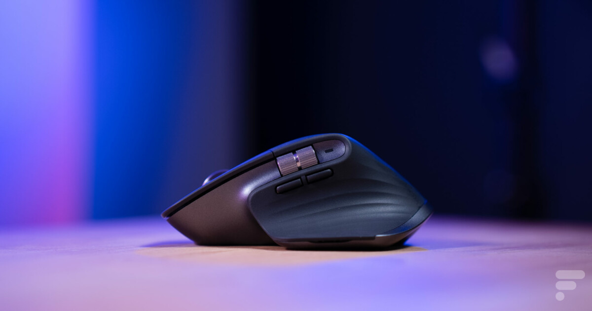 Test de la Logitech MX Master 3S // Source : Anthony Wonner - Frandroid Test de la Logitech MX Master 3S // Source : Anthony Wonner - Frandroid