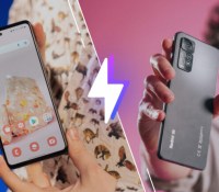 Samsung Galaxy A53 5G à gauche / Xiaomi Redmi NOte 11 Pro 5G à droite // Source : Frandroid