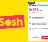 Sosh 110 Go forfait Mais 2022