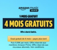 Amazon unlimited 2022 4 mois