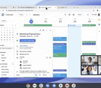 Faire plusieurs choses en même temps, c'est officiellement possible avec Meet // Source : Google