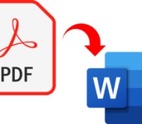 Comment convertir un PDF en fichier Word 01