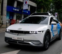 Voici le taxi autonome testé par Hyundai en Corée // Source : Hyundai