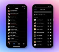 Le nouvel onglet « Appels » de Messenger // Source : Meta