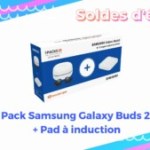Ce pack Samsung Galaxy Buds 2 + pad sans fil est à -40 % pour les soldes Ce pack Samsung Galaxy Buds 2 + pad sans fil est à -40 % pour les soldes