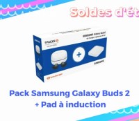 Pack Samsung Galaxy Buds 2  + Pad à induction — Soldes d&rsquo;été 2022