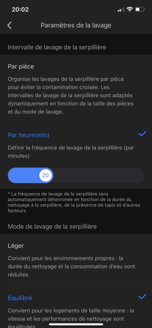 Il est possible de personnaliser chaque fonction de nettoyage // Source : Yazid Amer - Frandroid