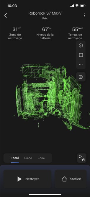 Le mode Matrix porte très bien son nom // Source : Yazid Amer - Frandroid