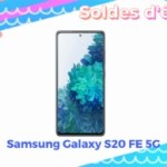 Le Samsung Galaxy S20 FE 5G est enfin à moitié prix grâce aux soldes Le Samsung Galaxy S20 FE 5G est enfin à moitié prix grâce aux soldes