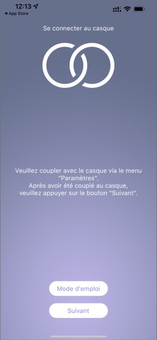 L'app Yamaha Headphones donne accès aux fonctions avancées du casque.